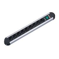 BACHMANN Steckdosenleiste PRIMO CLASSIC ALU, 9-fach ohne (331.011) von Bachmann