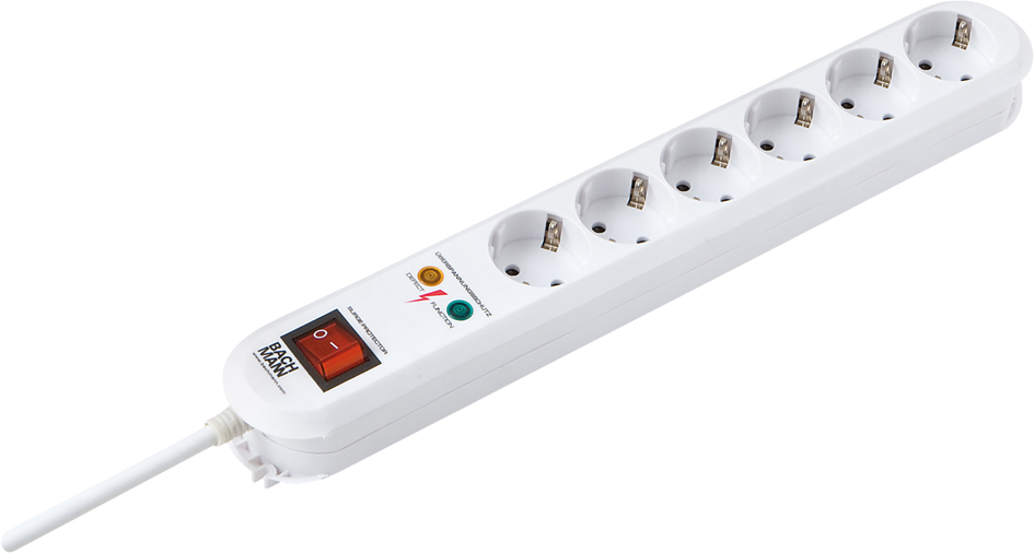 BACHMANN Steckdosenleiste SMART, 6-fach, weiß BACHMANN Steckdosenleiste SMART, 6-fach, weiß von Bachmann