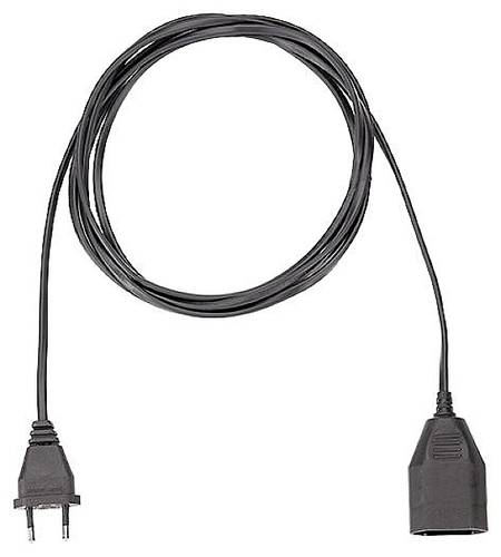 Bachmann 233.186 Strom Verlängerungskabel 2.5A Schwarz 5.00m H03VVH2-F 2X 0,75mm² Bachmann 233.186 Strom Verlängerungskabel 2.5A Schwarz 5.00m H03VVH2-F 2X 0,75mm² von Bachmann