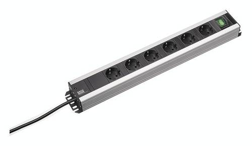 Bachmann 300.008 Steckdosenleiste mit Schalter Schwarz, Aluminium Schutzkontakt Bachmann 300.008 Steckdosenleiste mit Schalter Schwarz, Aluminium Schutzkontakt von Bachmann