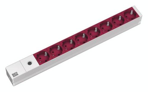 Bachmann 333.410 19 Zoll Netzwerkschrank-Steckdosenleiste 1 HE Schutzkontaktsteckdose Rot, Aluminium Bachmann 333.410 19 Zoll Netzwerkschrank-Steckdosenleiste 1 HE Schutzkontaktsteckdose Rot, Aluminium von Bachmann