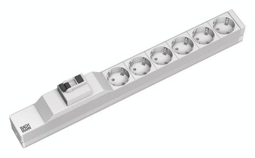 Bachmann 333.411 19 Zoll Netzwerkschrank-Steckdosenleiste 1 HE Schutzkontaktsteckdose Lichtgrau (RAL Bachmann 333.411 19 Zoll Netzwerkschrank-Steckdosenleiste 1 HE Schutzkontaktsteckdose Lichtgrau (RAL von Bachmann