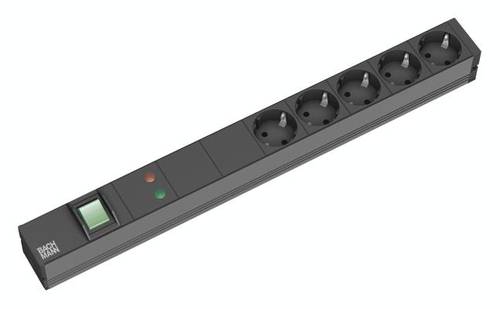 Bachmann 333.537 19 Zoll Netzwerkschrank-Steckdosenleiste 1 HE Schutzkontaktsteckdose Überspannungs Bachmann 333.537 19 Zoll Netzwerkschrank-Steckdosenleiste 1 HE Schutzkontaktsteckdose Überspannungs von Bachmann