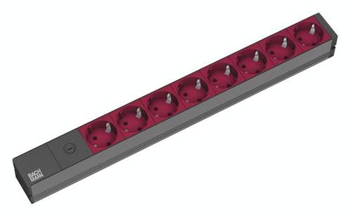 Bachmann 333.538 19 Zoll Netzwerkschrank-Steckdosenleiste 1 HE Schutzkontaktsteckdose Rot, Schwarz, Bachmann 333.538 19 Zoll Netzwerkschrank-Steckdosenleiste 1 HE Schutzkontaktsteckdose Rot, Schwarz, von Bachmann