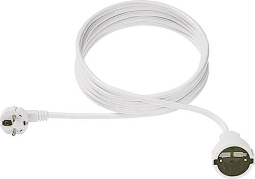 Bachmann 341.286 Strom Verlängerungskabel Weiß 5.00m H05VV-F 3G 1,5mm² Bachmann 341.286 Strom Verlängerungskabel Weiß 5.00m H05VV-F 3G 1,5mm² von Bachmann