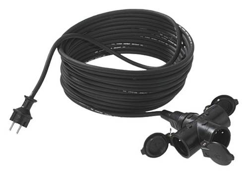 Bachmann 343.174 Strom Verlängerungskabel 16A Schwarz 5.00m H05VV-F 3G 1,5mm² Bachmann 343.174 Strom Verlängerungskabel 16A Schwarz 5.00m H05VV-F 3G 1,5mm² von Bachmann