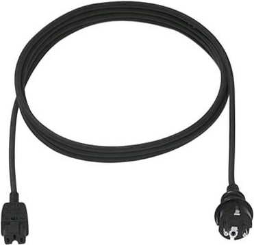 Bachmann 372.174 - 2 m - Male connector / Female connector - 250 V - 10 A - Schwarz (372.174) von Bachmann