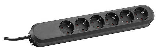 Bachmann 381.147K Steckdosenleisten 6f. sw 1,5m Bachmann 381.147K Steckdosenleisten 6f. sw 1,5m von Bachmann