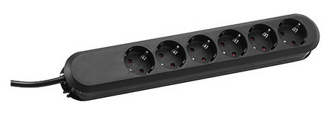Bachmann 381.149K 6-f.Tischsteckd geschr.5,0m sw Bachmann 381.149K 6-f.Tischsteckd geschr.5,0m sw von Bachmann