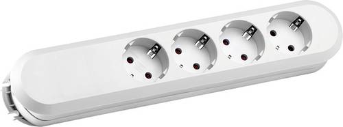 Bachmann 381.223K Steckdosenleiste ohne Kabel Weiß Schutzkontakt 1St. von Bachmann