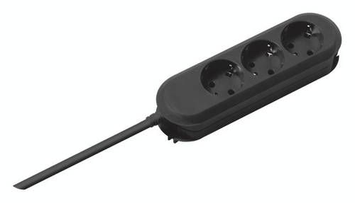 Bachmann 388.170 Steckdosenleiste Schwarz Schutzkontakt 1St. Bachmann 388.170 Steckdosenleiste Schwarz Schutzkontakt 1St. von Bachmann
