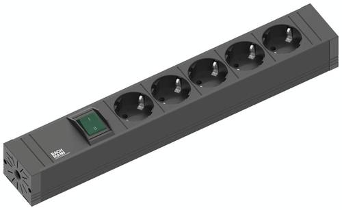 Bachmann 420.0013 Steckdosenleiste mit Schalter Schwarz Schutzkontakt 1St. Bachmann 420.0013 Steckdosenleiste mit Schalter Schwarz Schutzkontakt 1St. von Bachmann