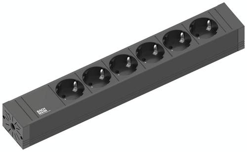 Bachmann 420.0018 Steckdosenleiste Schwarz Schutzkontakt 1St. Bachmann 420.0018 Steckdosenleiste Schwarz Schutzkontakt 1St. von Bachmann