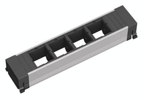 Bachmann 909.000 Steckdosenleiste Aluminium, Schwarz 1St. Bachmann 909.000 Steckdosenleiste Aluminium, Schwarz 1St. von Bachmann