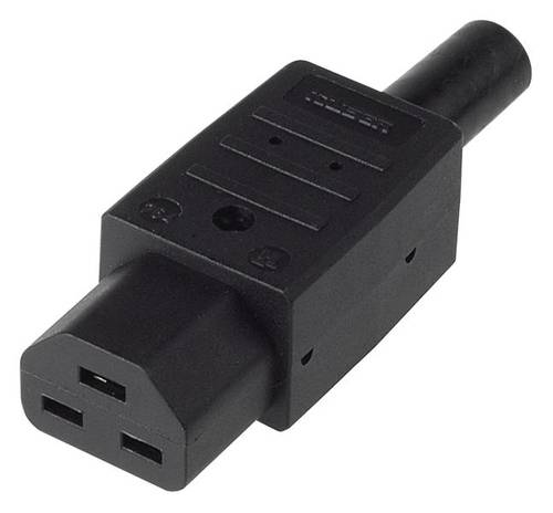 Bachmann 915.174 Kaltgeräte-Steckverbinder Stecker Gesamtpolzahl: 2 16A Schwarz 1St. Bachmann 915.174 Kaltgeräte-Steckverbinder Stecker Gesamtpolzahl: 2 16A Schwarz 1St. von Bachmann
