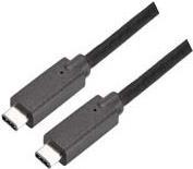 Bachmann 918.190 USB Kabel 0,5 m USB 3.2 Gen 2 (3.1 Gen 2) USB C Schwarz (918190) von Bachmann
