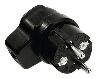 Bachmann 919.171 Vollgummi-Winkelstecker sw von Bachmann
