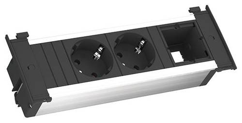 Bachmann 927.002 Steckdosenleiste Schwarz, Aluminium Schutzkontakt 1St. Bachmann 927.002 Steckdosenleiste Schwarz, Aluminium Schutzkontakt 1St. von Bachmann