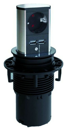 Bachmann 928.017 Elevator 1xSchucko, USB Charger Bachmann 928.017 Elevator 1xSchucko, USB Charger von Bachmann