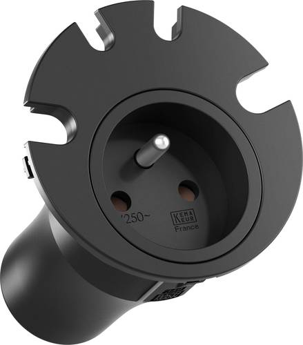 Bachmann 938.002 1fach Einbau-Steckdose versenkbar IP20 Schwarz Bachmann 938.002 1fach Einbau-Steckdose versenkbar IP20 Schwarz von Bachmann