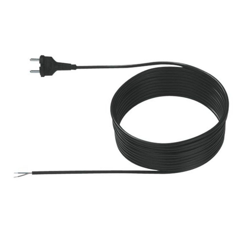 Bachmann Bachmann 240.189 Strom Anschlusskabel Schwarz 10.00 m Stromkabel, (1000.00 cm) von Bachmann