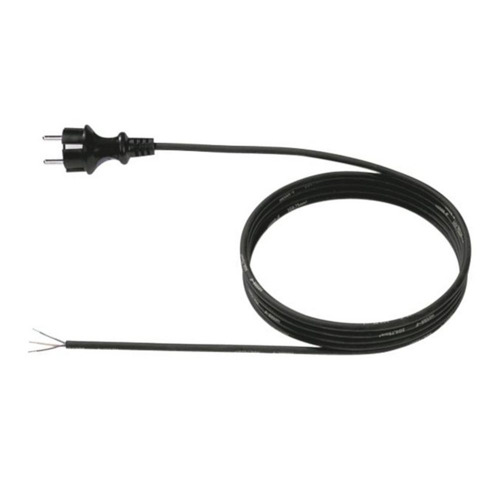 Bachmann Bachmann 322.184 Strom Anschlusskabel Schwarz 2.00 m Stromkabel, (200.00 cm) von Bachmann