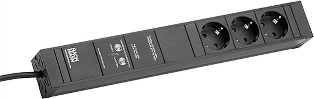 Bachmann CONNECT LINE - Stromverteilungseinheit - Ausgangsanschlüsse: 3 - 2 m - Schwarz Bachmann CONNECT LINE - Stromverteilungseinheit - Ausgangsanschlüsse: 3 - 2 m - Schwarz von Bachmann