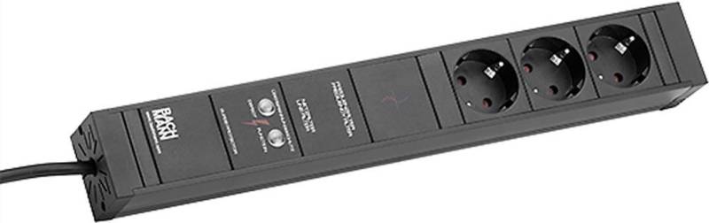 Bachmann CONNECT LINE - Stromverteilungseinheit - Ausgangsanschlüsse: 3 - 2 m - Schwarz von Bachmann