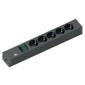 Bachmann CONNECT LINE - Verlängerungsschnur - Ausgangsanschlüsse: 5 - 2,0m - Schwarz (420.0013) von Bachmann