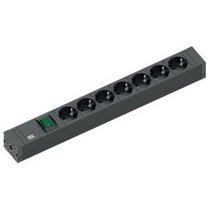 Bachmann CONNECT LINE - Verlängerungsschnur - Ausgangsanschlüsse: 7 - 2,0m - Schwarz (420.0014) von Bachmann