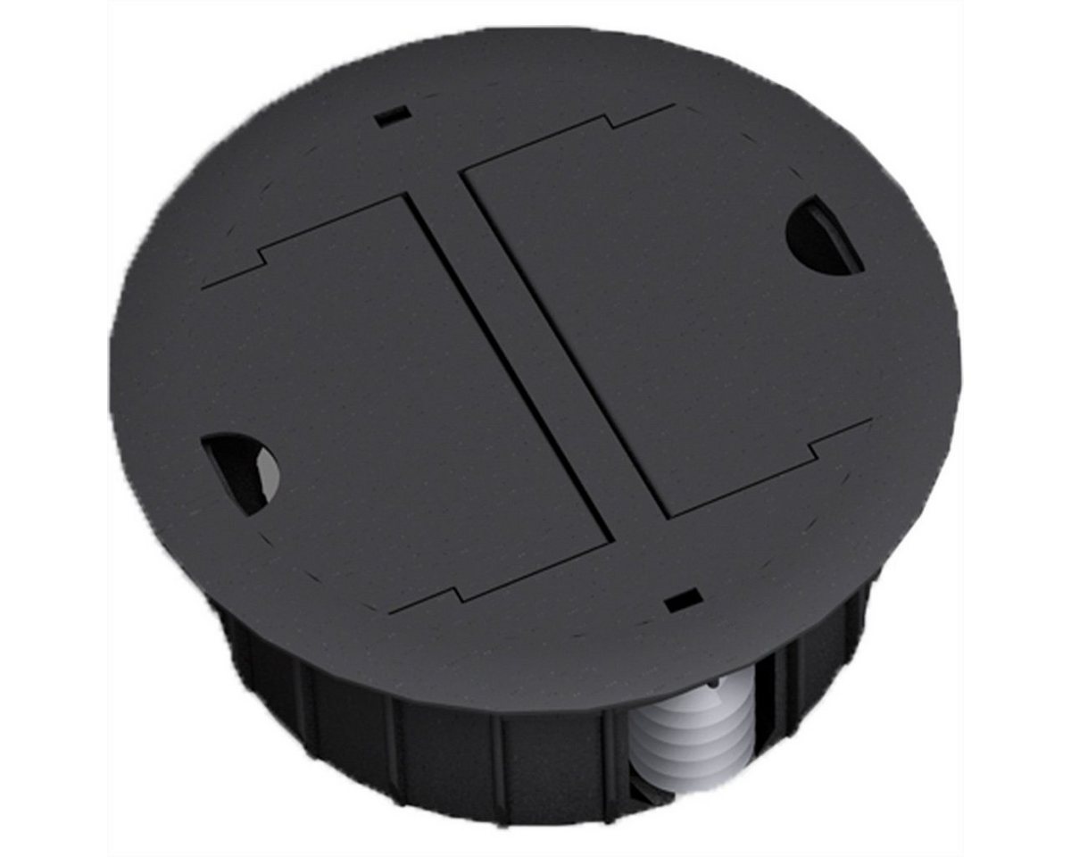 Bachmann Exit Point schwarz RAL9005 Stromadapter, Kabeldurchlass für Hohlböden schwarz Bachmann Exit Point schwarz RAL9005 Stromadapter, Kabeldurchlass für Hohlböden schwarz von Bachmann
