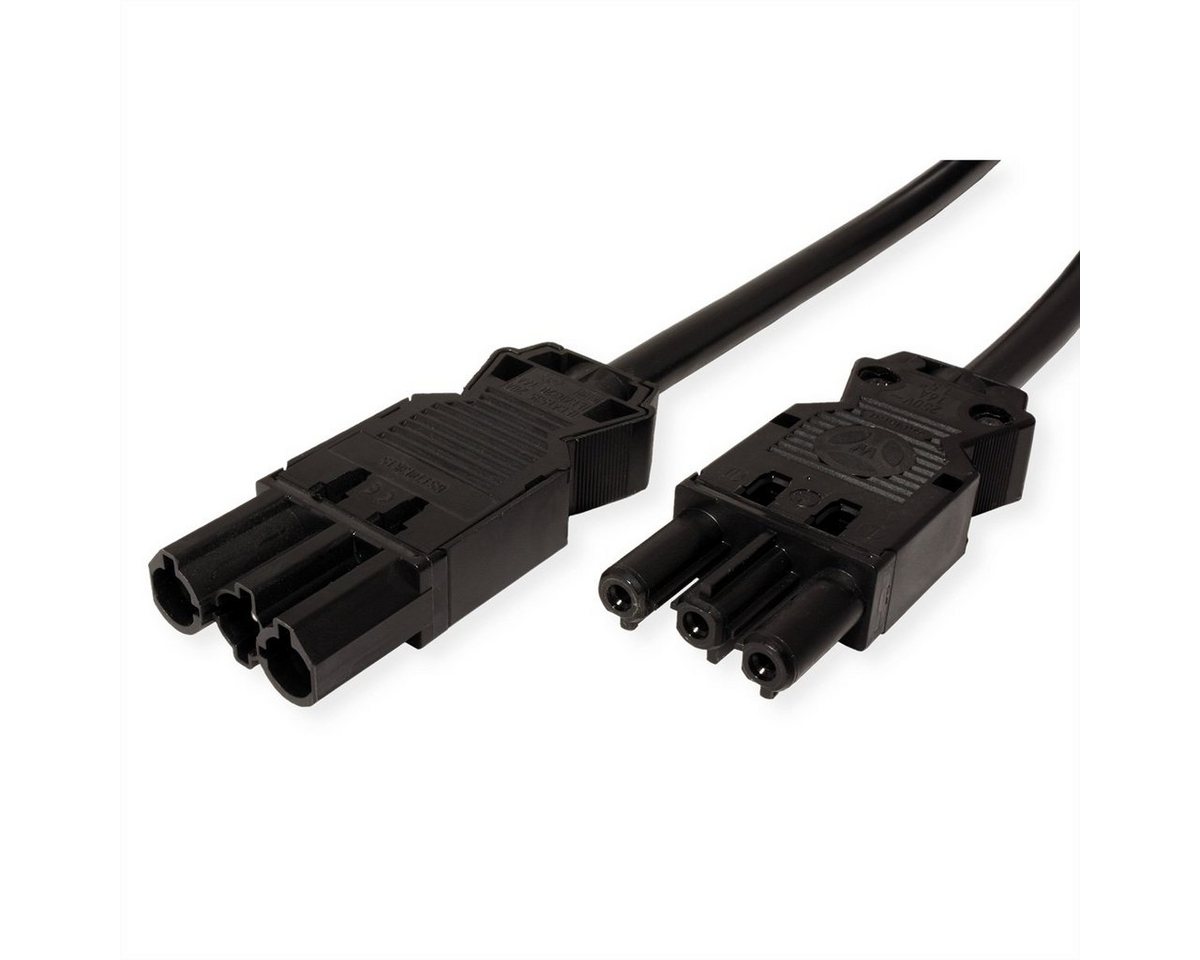 Bachmann Geräteverlängerung GST18-3 Stecker/Kupplung Stromadapter, 0.3 cm, Halogenfrei von Bachmann