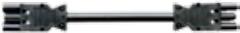 Bachmann Geräteverlängerung ST18 0,5m Verbindungsleitung ST18/3 H05VV-F 3G1,5mm², 0,5m schwarz S1: Wieland ST18/3 Stecker, S2: Wieland ST18/3 Buchse, Type: 94.732.0500.1 (375.071) von Bachmann