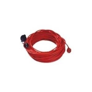 Bachmann H05VV-F 3G - Spannungsversorgungs-Verlängerungskabel (250 VAC) - 10,0m - geformt - orange - Deutschland (341.879) von Bachmann