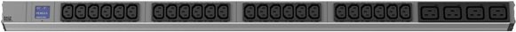 Bachmann IT PDU Basic - Stromverteilungseinheit (Rack - einbaufähig) - Wechselstrom 400 V - 3 Phasen - Eingabe, Eingang CEE 7/7 - Ausgangsbuchsen: 30 - 1U (800.2282) von Bachmann
