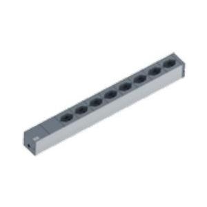 Bachmann IT PDU Basic - Verlängerungsschnur (Rack - einbaufähig) - Wechselstrom 230 V - Ausgangsbuchsen: 8 - 1U - 48,3 cm (19) - 2,0m - Schweiz - Schwarz (800.1259) von Bachmann