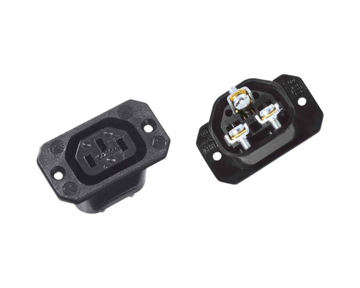 Bachmann Kaltgerätedose IEC320 C13 Stromadapter, 0 cm, mit Schraubanschlüssen schwarz Bachmann Kaltgerätedose IEC320 C13 Stromadapter, 0 cm, mit Schraubanschlüssen schwarz von Bachmann