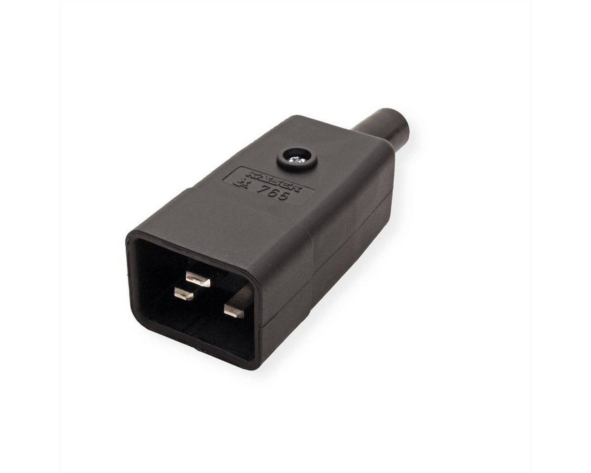 Bachmann Kaltgerätestecker IEC320 C20 16A/250VAC Stromadapter, Schraubanschluß Bachmann Kaltgerätestecker IEC320 C20 16A/250VAC Stromadapter, Schraubanschluß von Bachmann