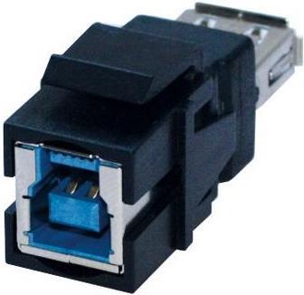 Bachmann - Modulare Eingabe - USB 3.0 Type B - Schwarz Bachmann - Modulare Eingabe - USB 3.0 Type B - Schwarz von Bachmann