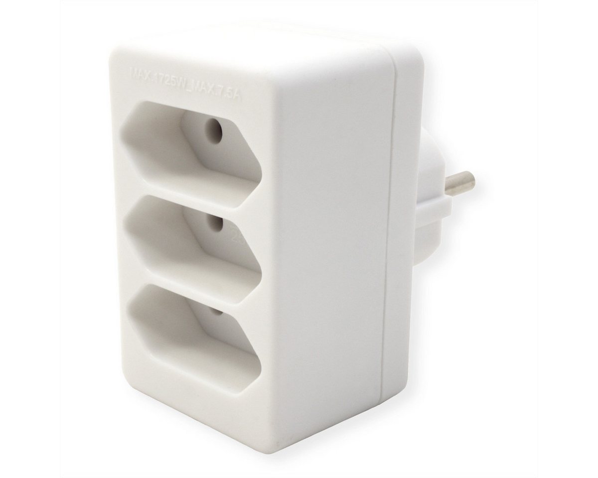 Bachmann Multistecker 3xEuro Stromadapter Konturenstecker, CEE 7/17, Typ-C zu Eurostecker, 2,5A, CEE 7/16, Typ-C, 0 cm, weiß 3x2,5A/230V Bachmann Multistecker 3xEuro Stromadapter Konturenstecker, CEE 7/17, Typ-C zu Eurostecker, 2,5A, CEE 7/16, Typ-C, 0 cm, weiß 3x2,5A/230V von Bachmann