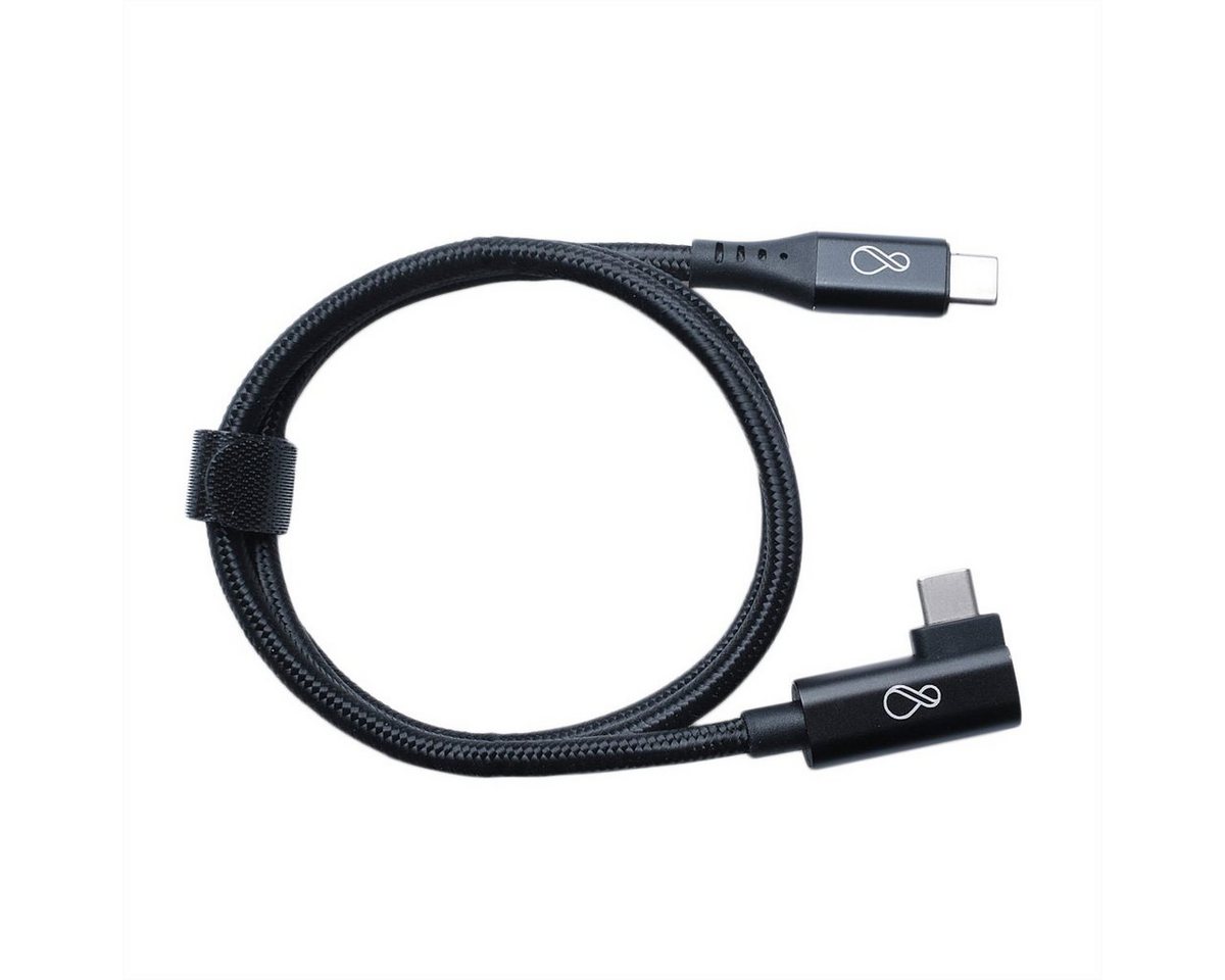 Bachmann Ochno USB-C Kabel gewinkelt 0,7m schwarz Stromadapter, 0.7 cm von Bachmann