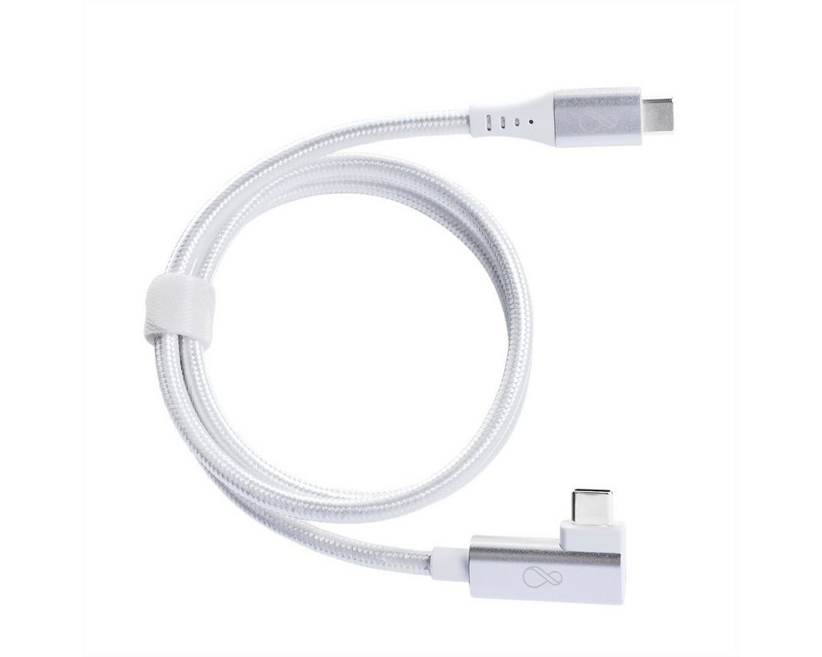 Bachmann Ochno USB-C Kabel gewinkelt 0,7m silber Stromadapter, 0.7 cm von Bachmann