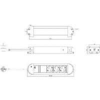 Bachmann PRIMO - Verlängerungsschnur - 3 Ausgangsstecker - Deutschland (331.000) von Bachmann