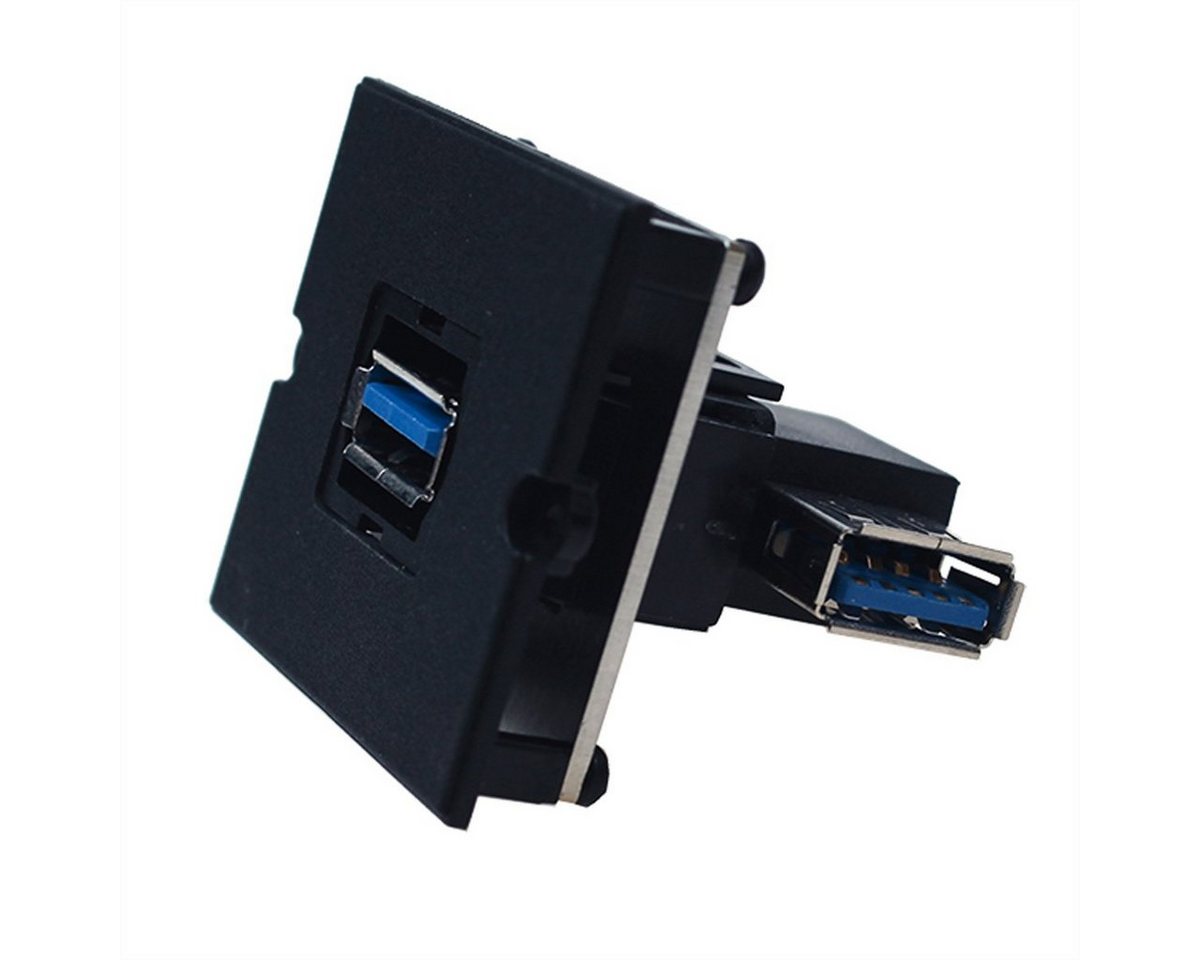 Bachmann Rahmen 1xUSB 3.0 Adapter, 90° Abgang seitlich von Bachmann