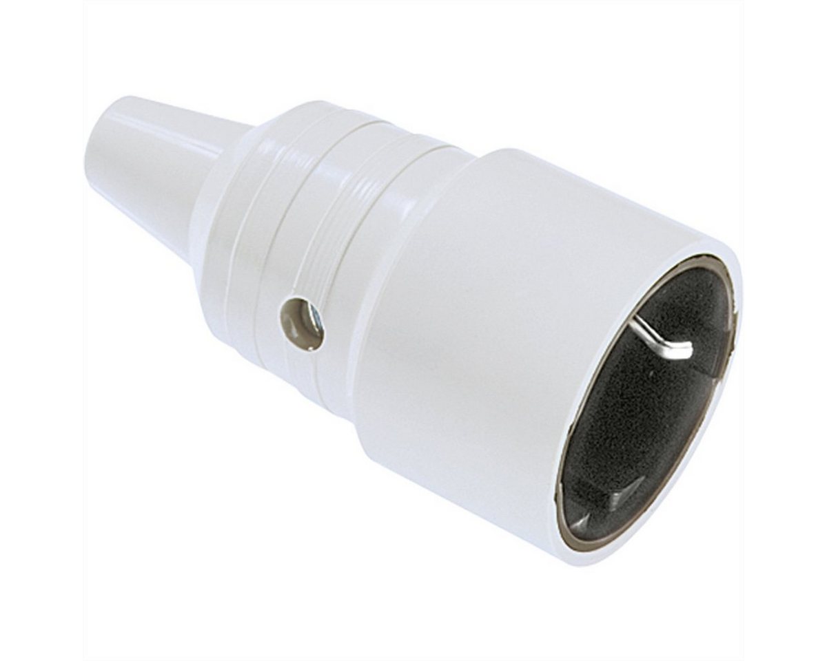 Bachmann Schutzkontaktkupplung Stromadapter, 0 cm, grau montierbar mit Knickschutztülle Bachmann Schutzkontaktkupplung Stromadapter, 0 cm, grau montierbar mit Knickschutztülle von Bachmann