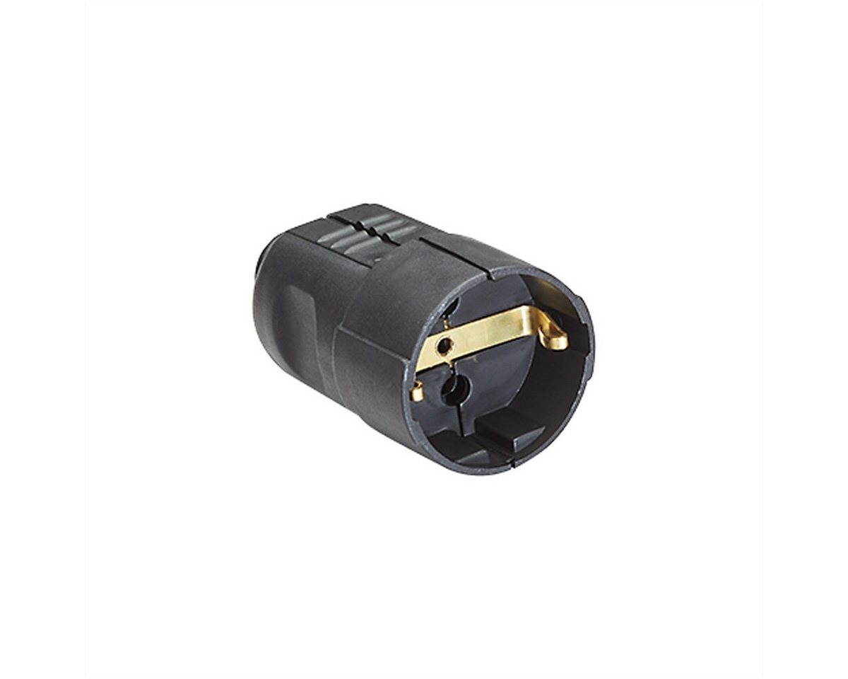 Bachmann Schutzkontaktkupplung Stromadapter, 0 cm, schwarz bruchfest montierbar Bachmann Schutzkontaktkupplung Stromadapter, 0 cm, schwarz bruchfest montierbar von Bachmann