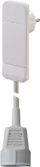 Bachmann SmartPlug - Verlängerungsschnur - Ausgangsanschlüsse: 3 - 1,6m - weiß (933.015) von Bachmann