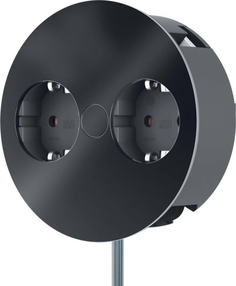 Bachmann Steckdoseneinheit TWIST sw 931.100 von Bachmann