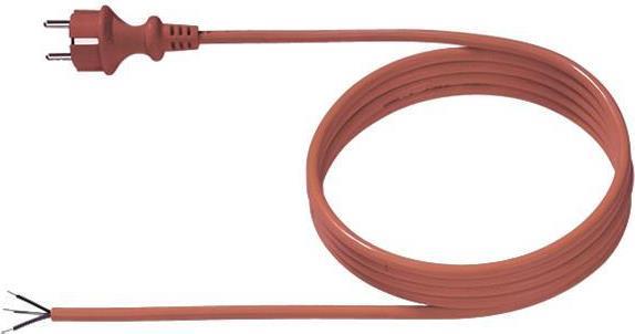 Bachmann - Stromkabel - CEE 7/7 (M) gerade bis ohne Stecker 30 mm stripped 16 A - 5,0m - geformt - orange (327.876) von Bachmann