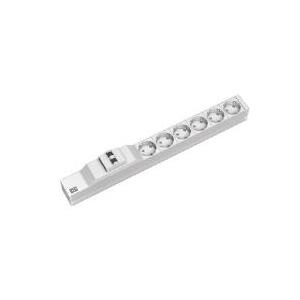 Bachmann - Verlängerungsschnur (Rack - einbaufähig) - 6 Ausgangsstecker - 1U - 48,3 cm (19) - Deutschland (333.411) von Bachmann